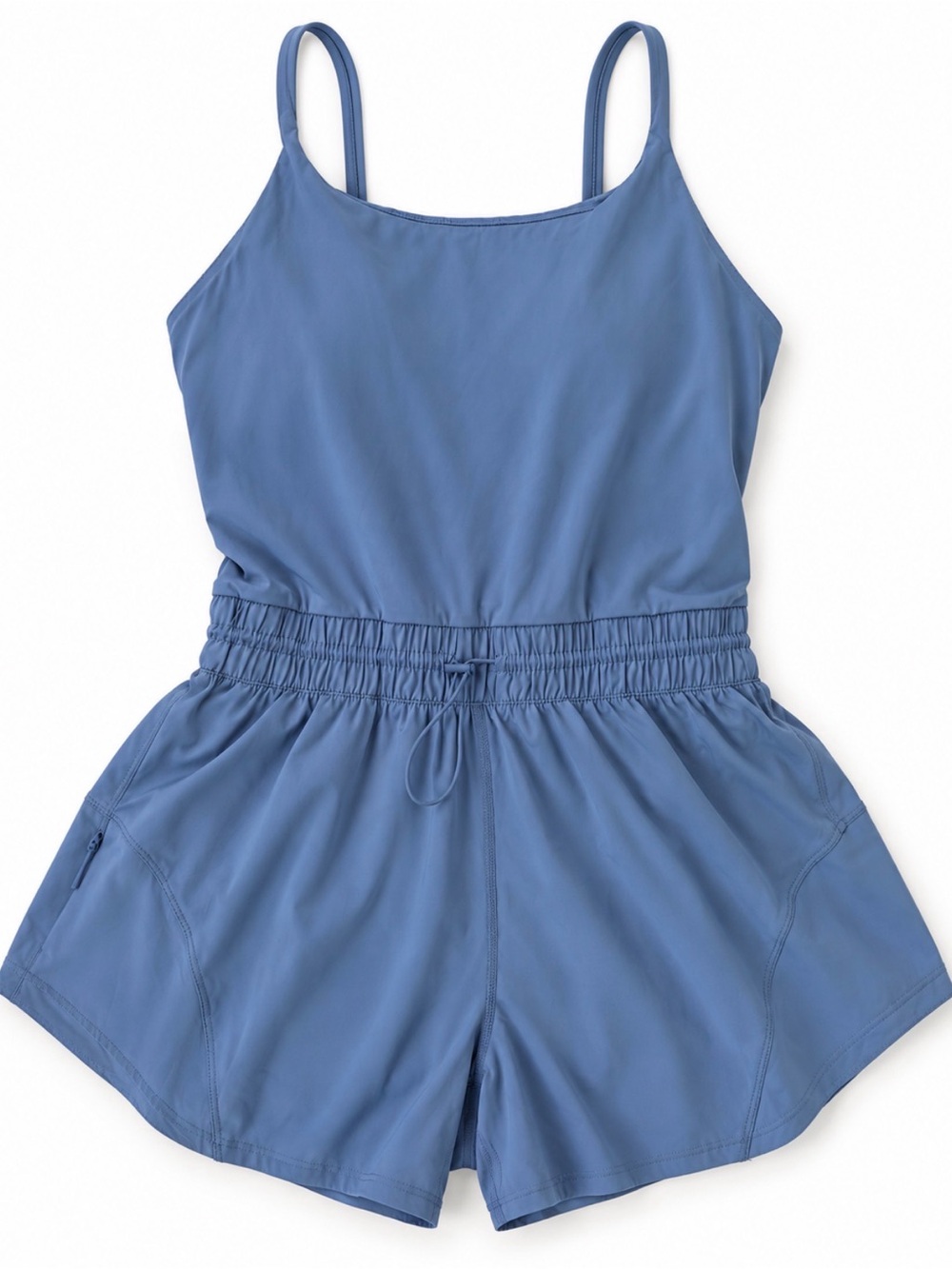 Avia Dusty Blue Women's Athletic Romper Shorts